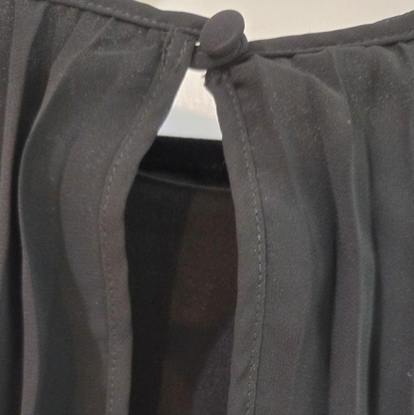 Women's Bisou Bisou Black Pleated Maxi Dress Size 16 - Picture 15 of 15